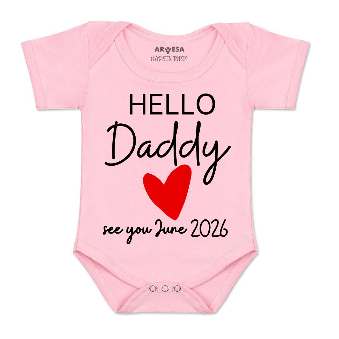 Arvesa Hello Daddy Baby Boy & Girl Dress