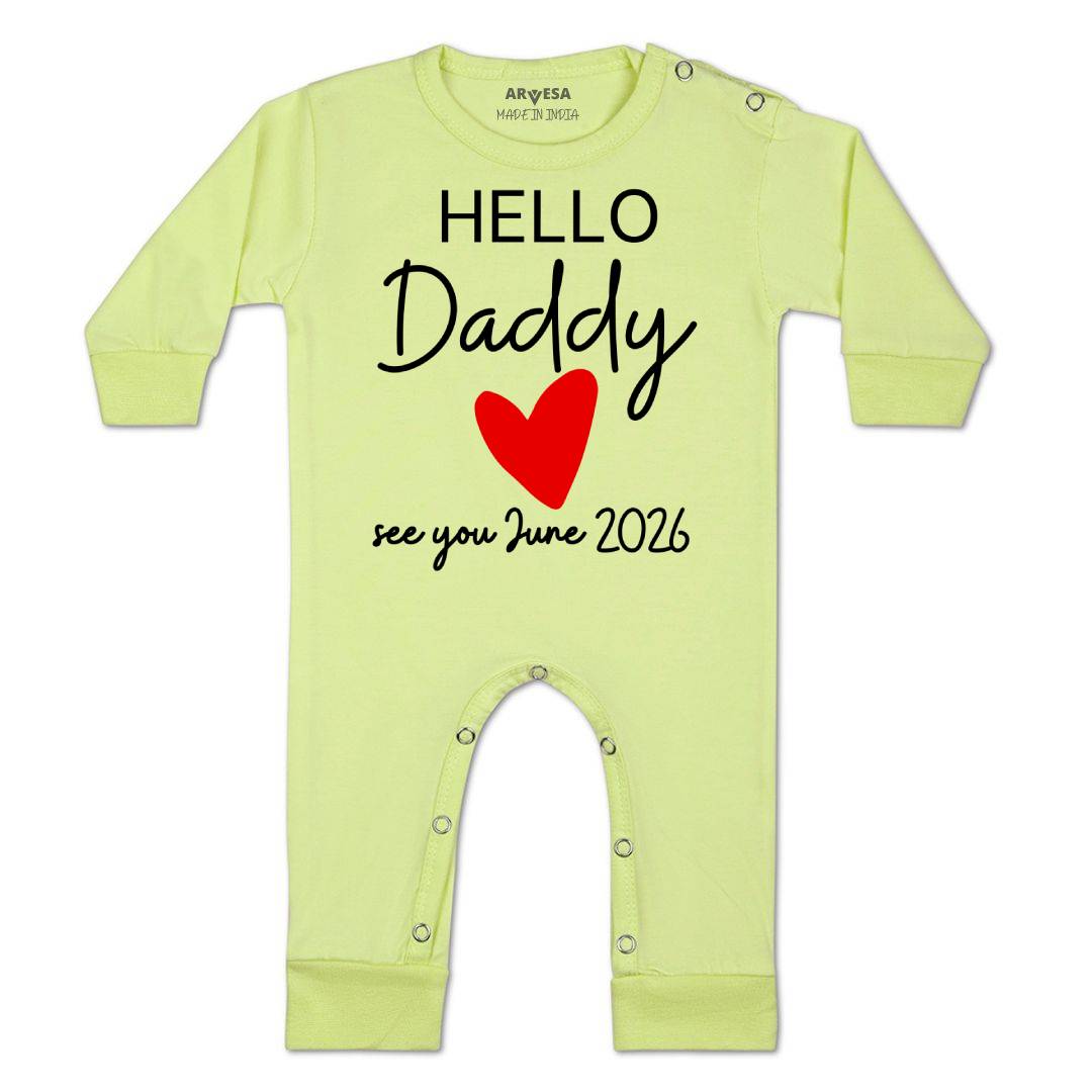 Arvesa Hello Daddy Baby Boy & Girl Dress