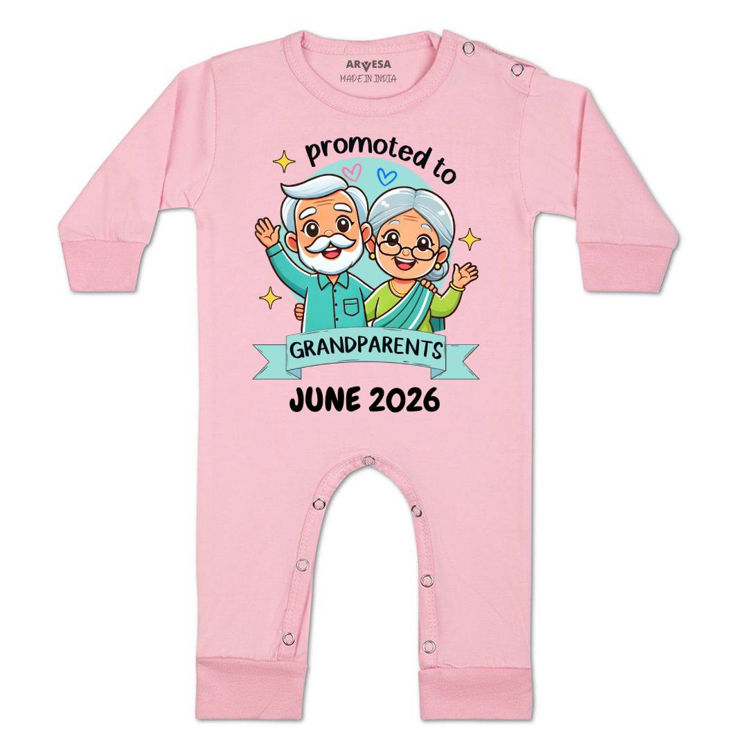 Arvesa Promoted To Grandparents Baby Boy & Girl Dress