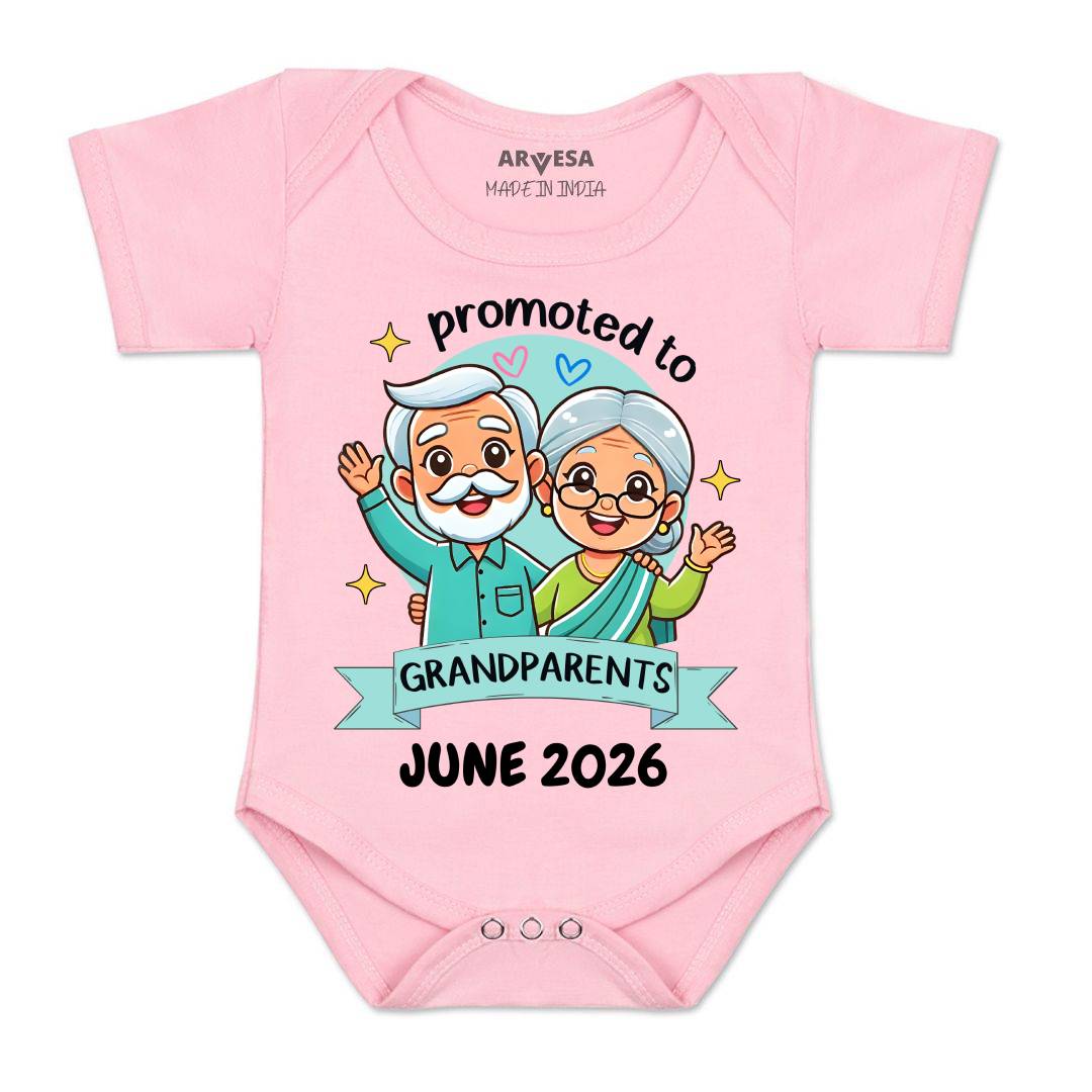 Arvesa Promoted To Grandparents Baby Boy & Girl Dress