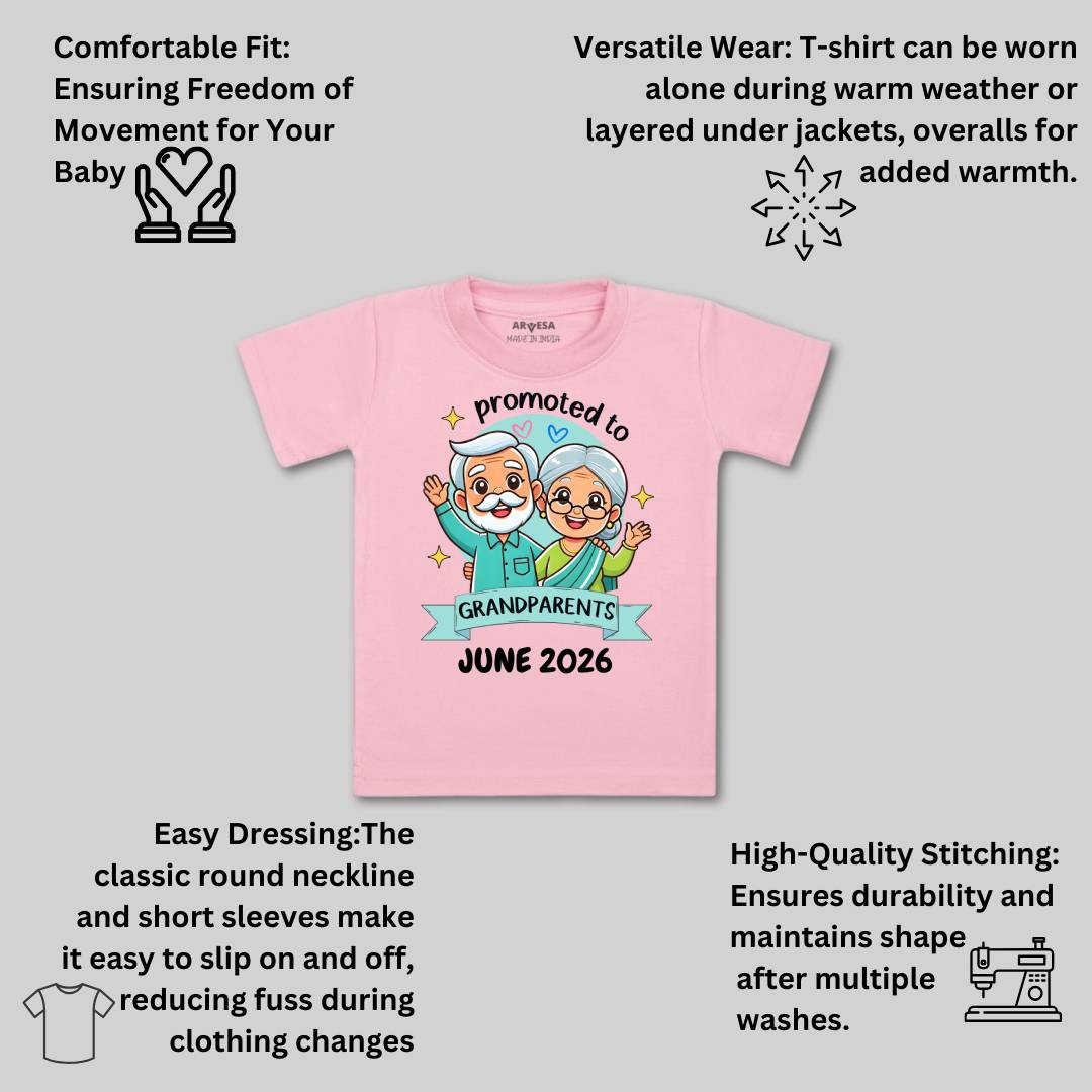 Arvesa Promoted To Grandparents Baby Boy & Girl Dress