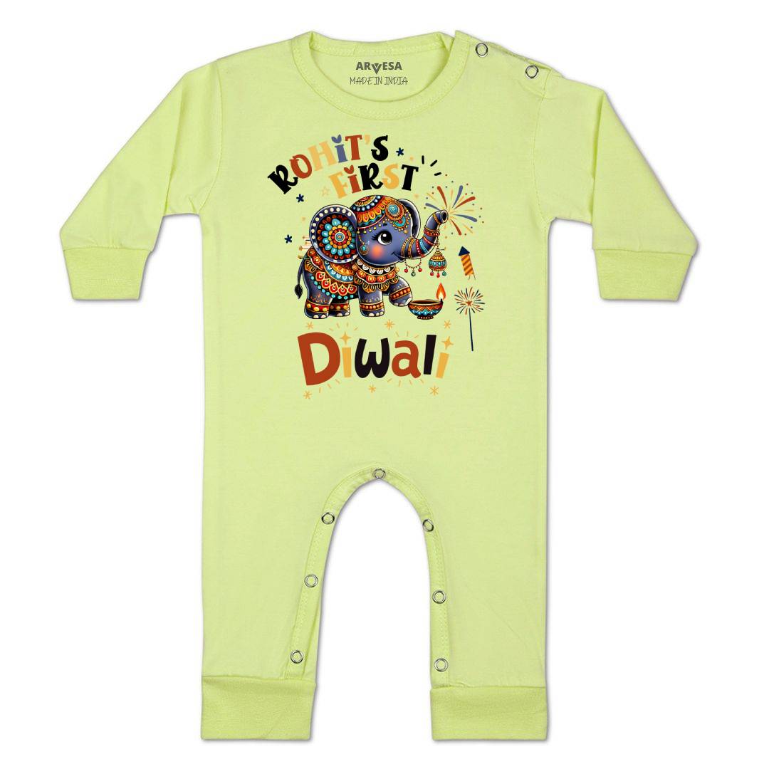 Arvesa My First Diwali Baby Boy & Girl Dress