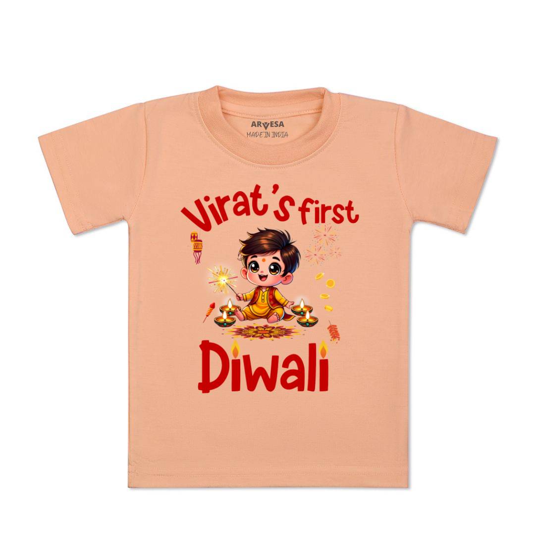Arvesa My First Diwali Baby Boy & Girl Dress