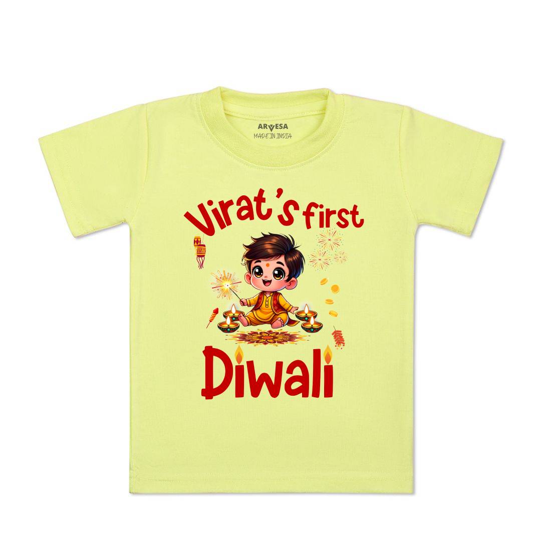 Arvesa My First Diwali Baby Boy & Girl Dress