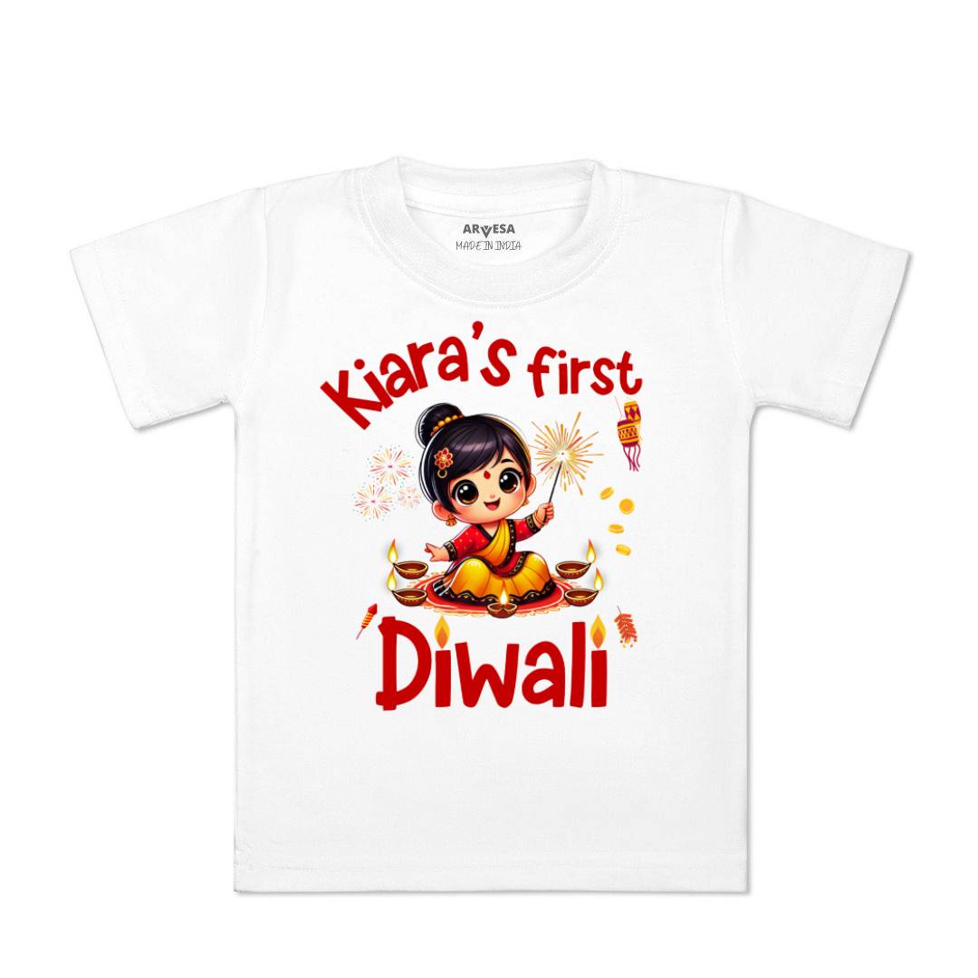 Arvesa My First Diwali Baby Boy & Girl Dress