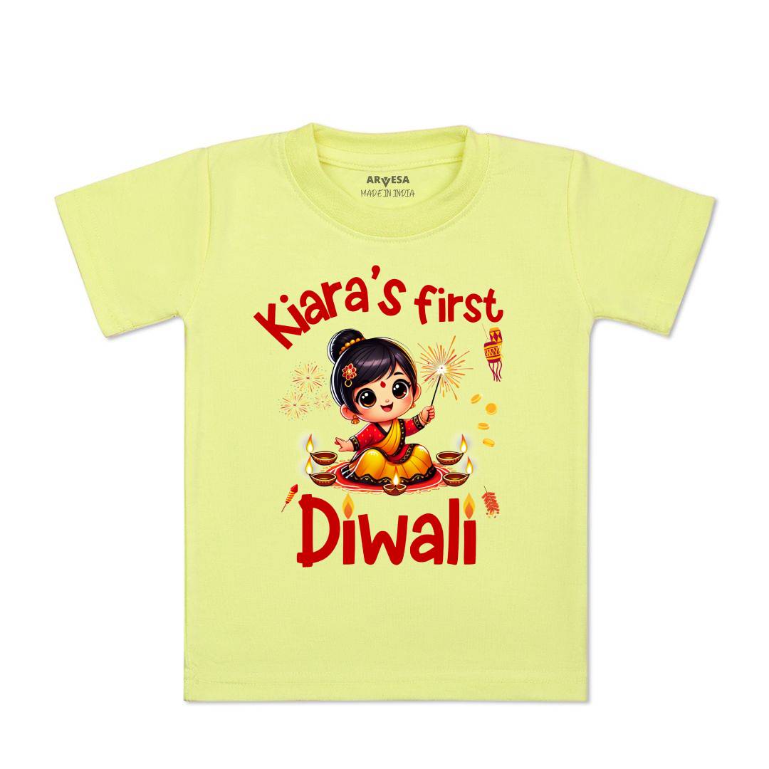 Arvesa My First Diwali Baby Boy & Girl Dress