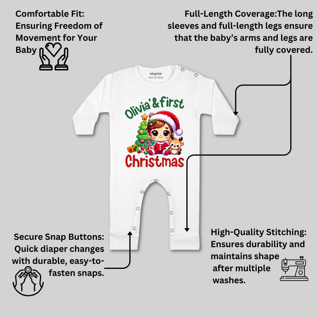Arvesa My First Christmas Baby Boy & Girl Dress
