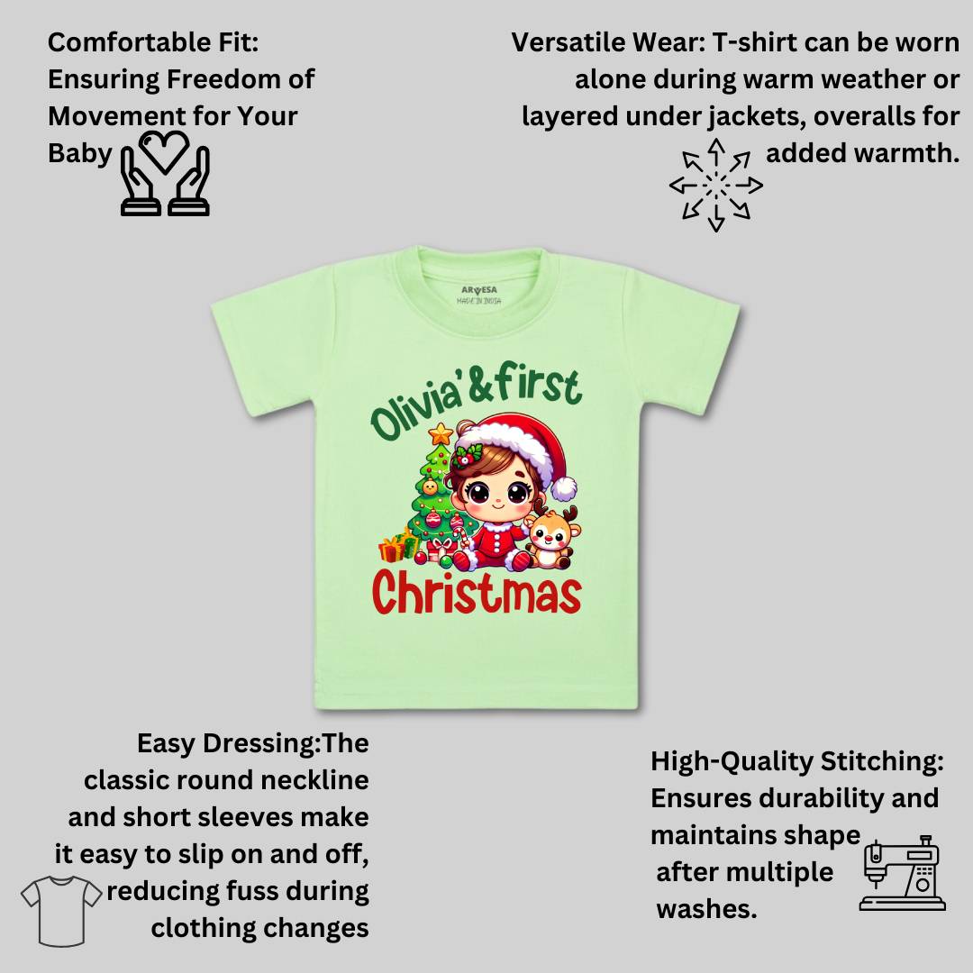 Arvesa My First Christmas Baby Boy & Girl Dress