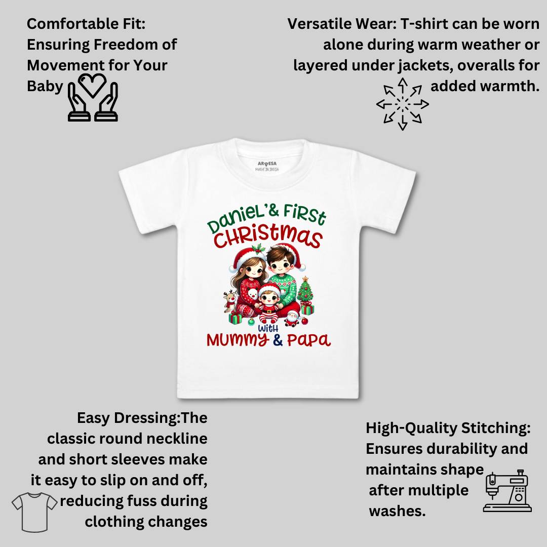 Arvesa My First Christmas Baby Boy & Girl Dress