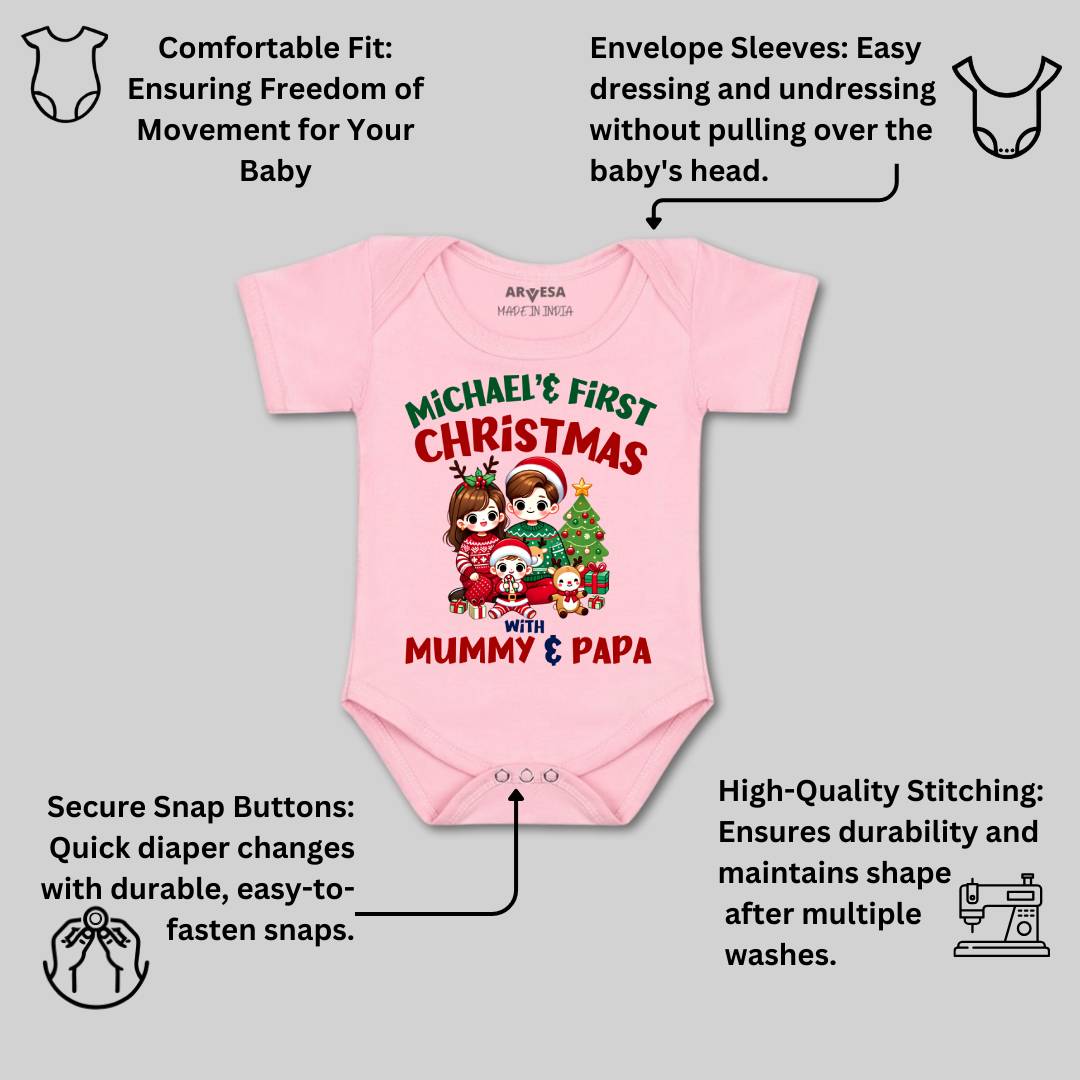 Arvesa My First Christmas Baby Boy & Girl Dress