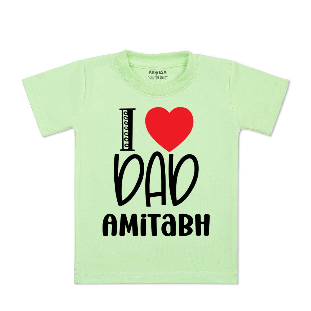 Arvesa I Love Dad Baby Boy & Girl Dress