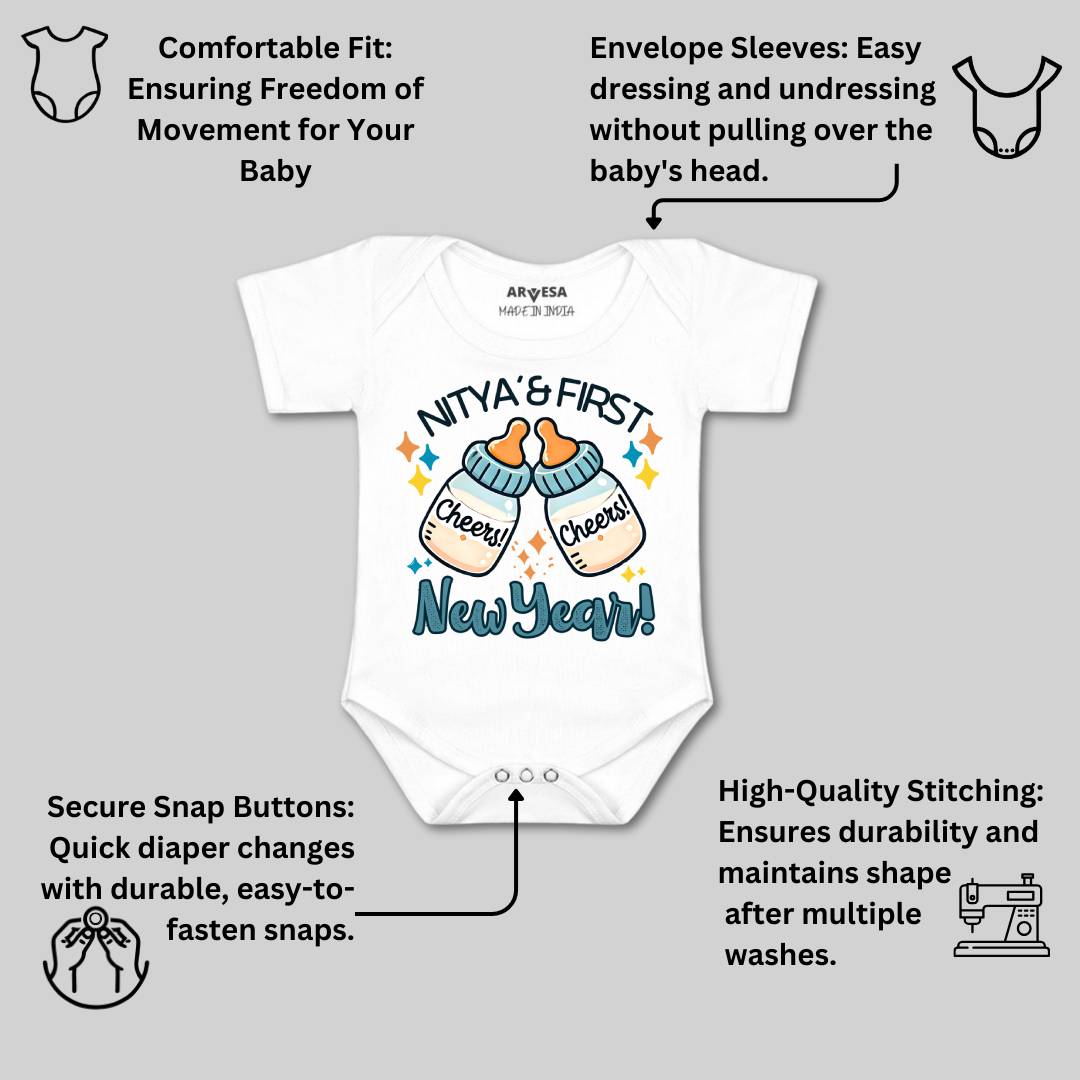 Arvesa My First New Year Baby Boy & Girl Dress