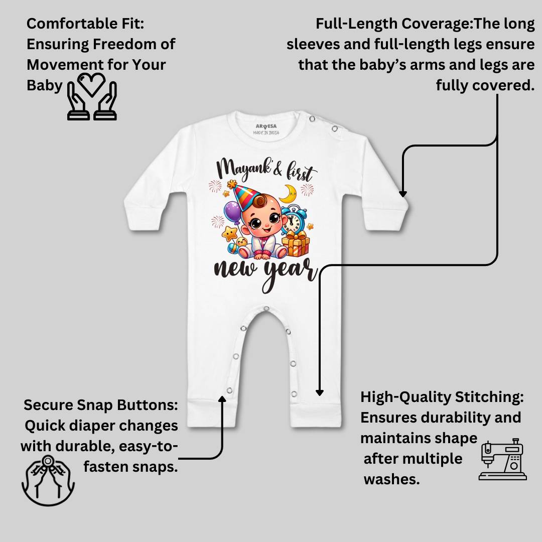 Arvesa My First New Year Baby Boy & Girl Dress