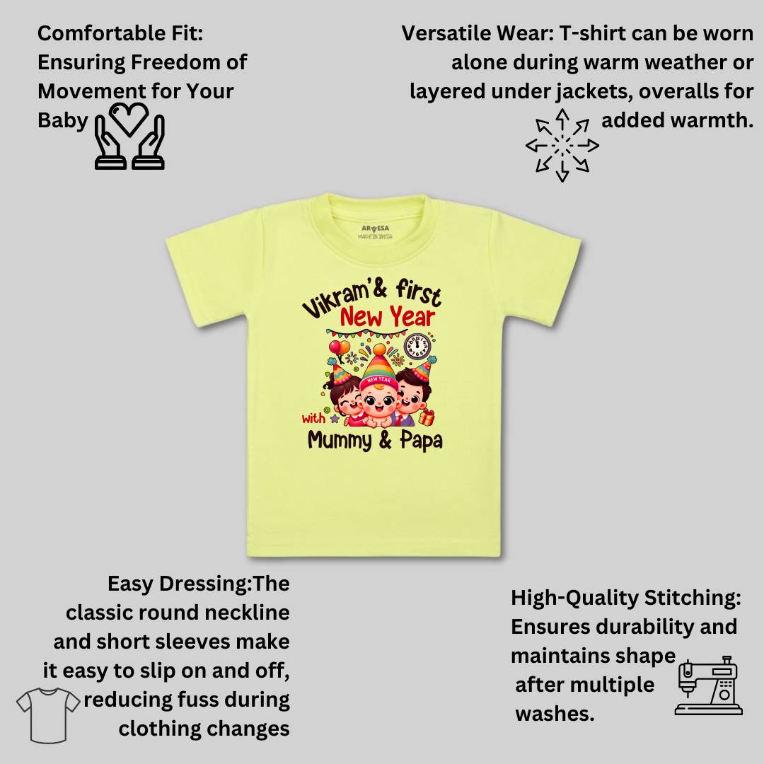 Arvesa My First New Year Baby Boy & Girl Dress