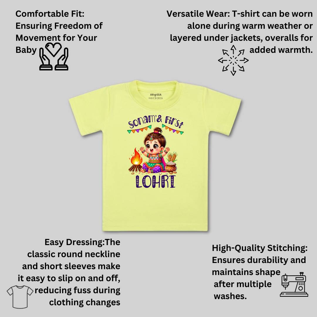 Arvesa My First Lohri Baby Boy & Girl Dress