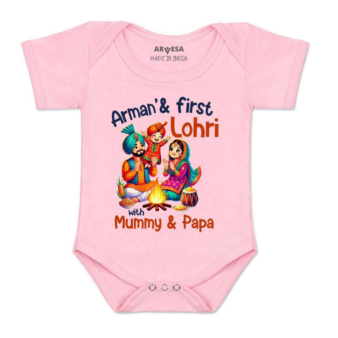 Arvesa My First Lohri Baby Boy & Girl Dress