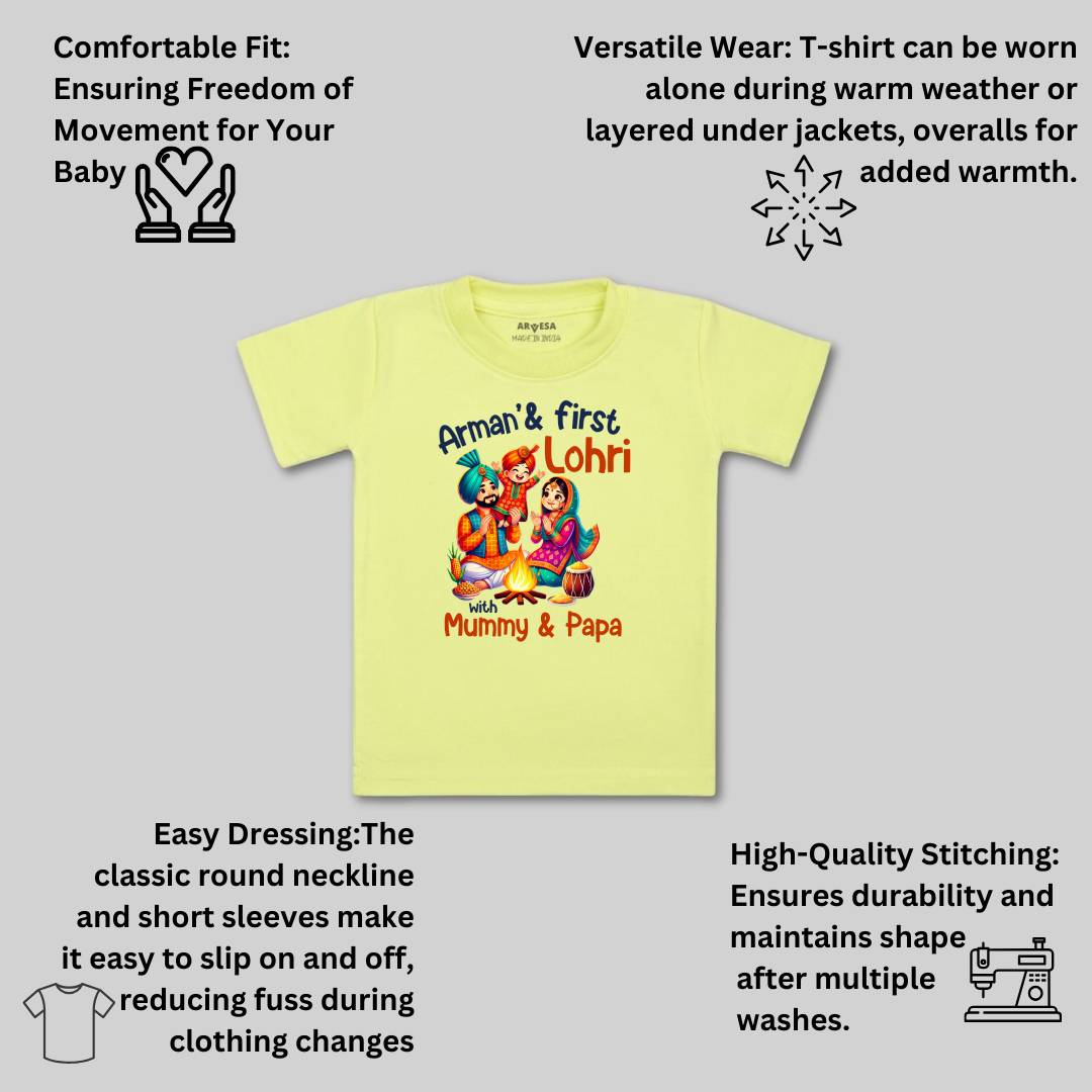 Arvesa My First Lohri Baby Boy & Girl Dress