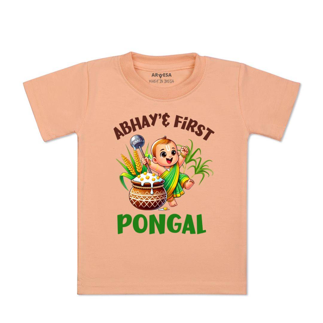 Arvesa My First Pongal Baby Boy & Girl Dress