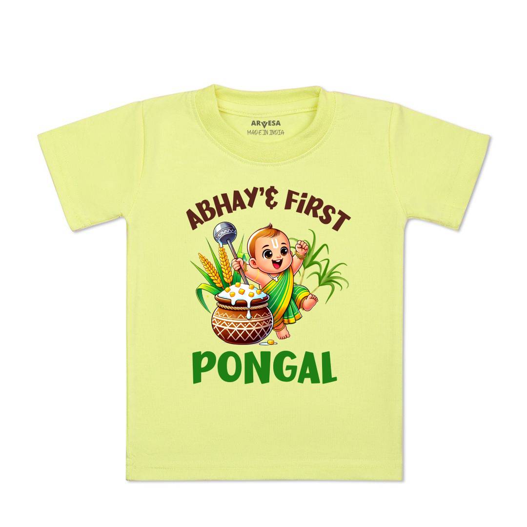 Arvesa My First Pongal Baby Boy & Girl Dress