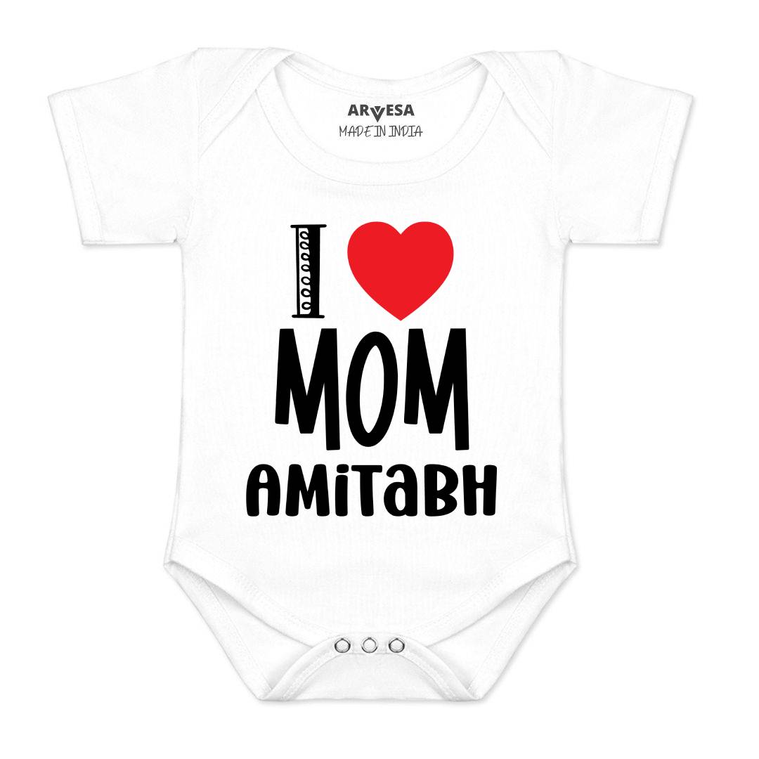 Arvesa I Love Mom Baby Boy & Girl Dress