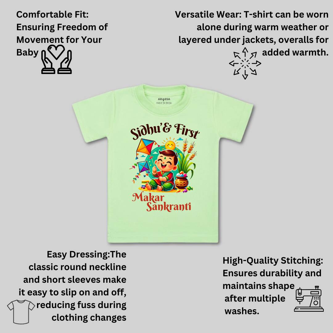 Arvesa My First Makar sankranti Baby Boy & Girl Dress