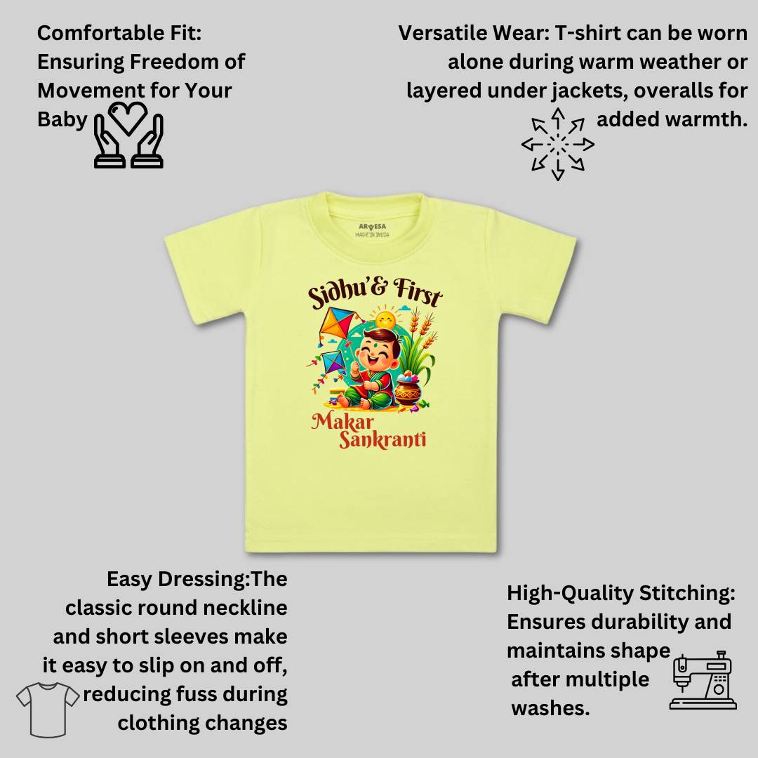 Arvesa My First Makar sankranti Baby Boy & Girl Dress