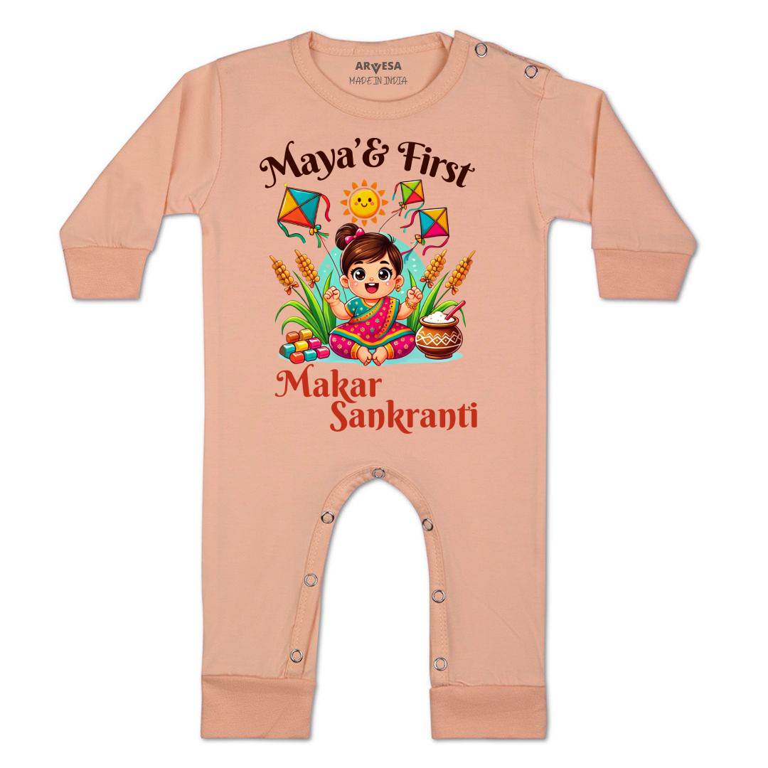 Arvesa My First Makar sankranti Baby Boy & Girl Dress
