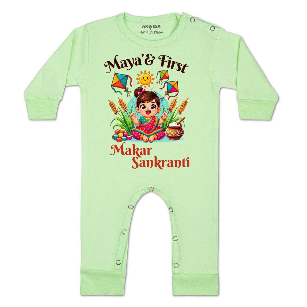 Arvesa My First Makar sankranti Baby Boy & Girl Dress