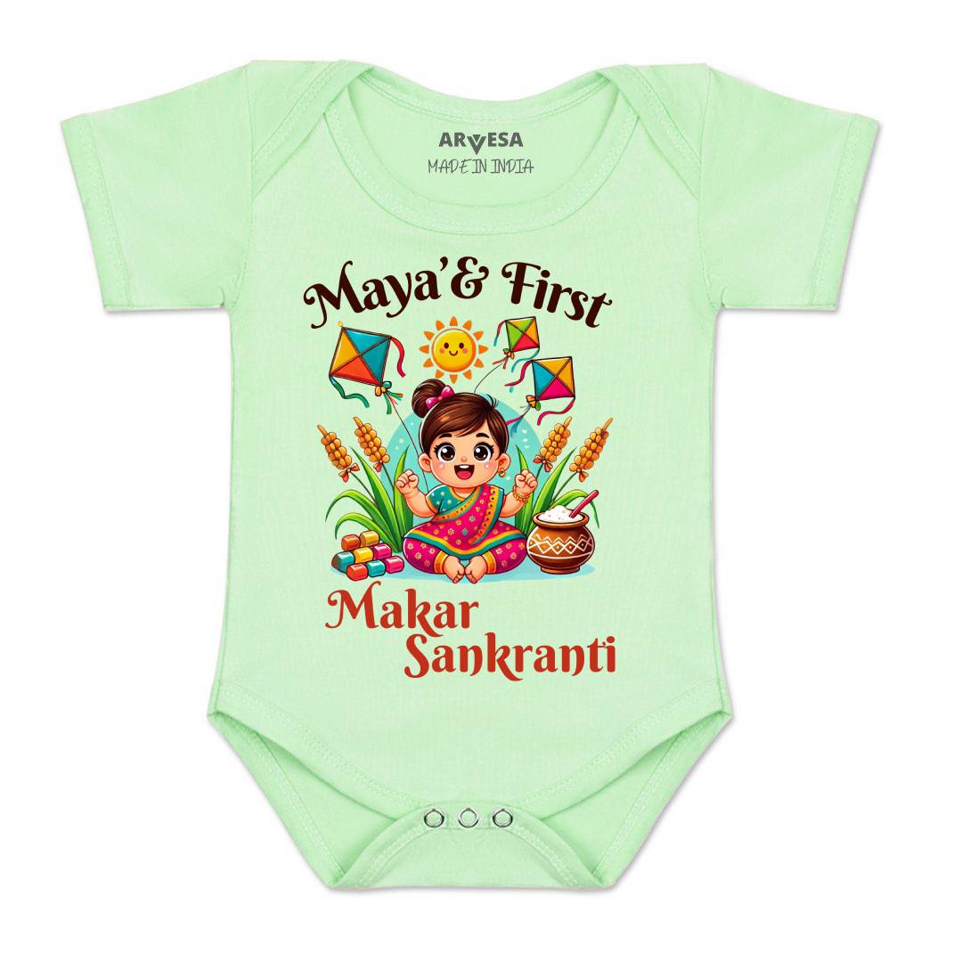 Arvesa My First Makar sankranti Baby Boy & Girl Dress