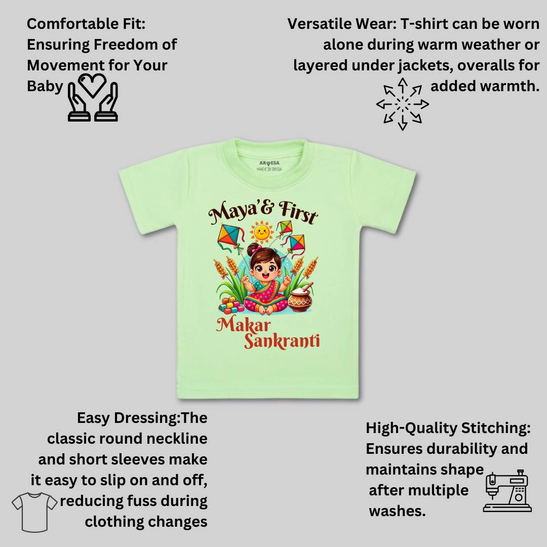 Arvesa My First Makar sankranti Baby Boy & Girl Dress