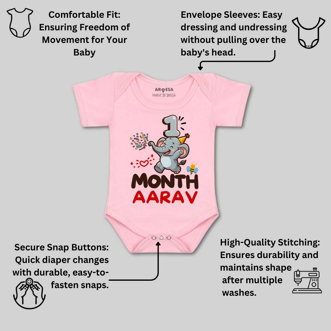 Arvesa 1 Month Baby Boy & Girl Dress