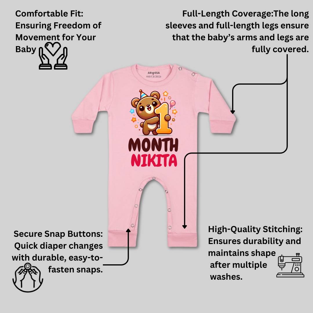 Arvesa 1 Month Baby Boy & Girl Dress