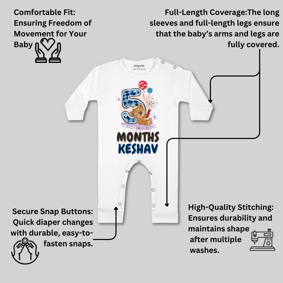 Arvesa 5 Month Baby Boy & Girl Dress