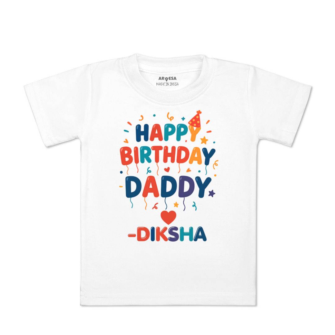Arvesa Happy Birthday Daddy Baby Boy & Girl Dress