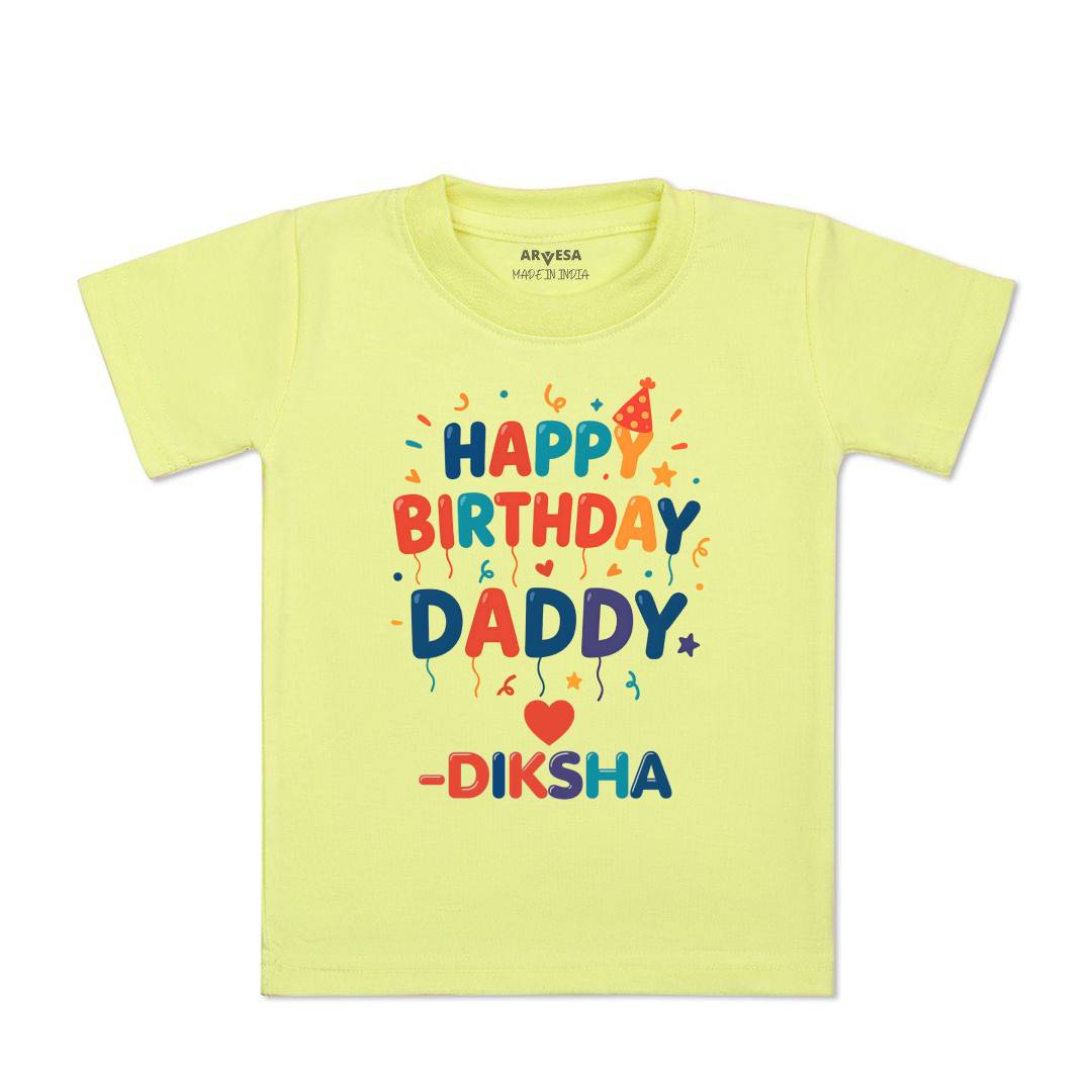 Arvesa Happy Birthday Daddy Baby Boy & Girl Dress