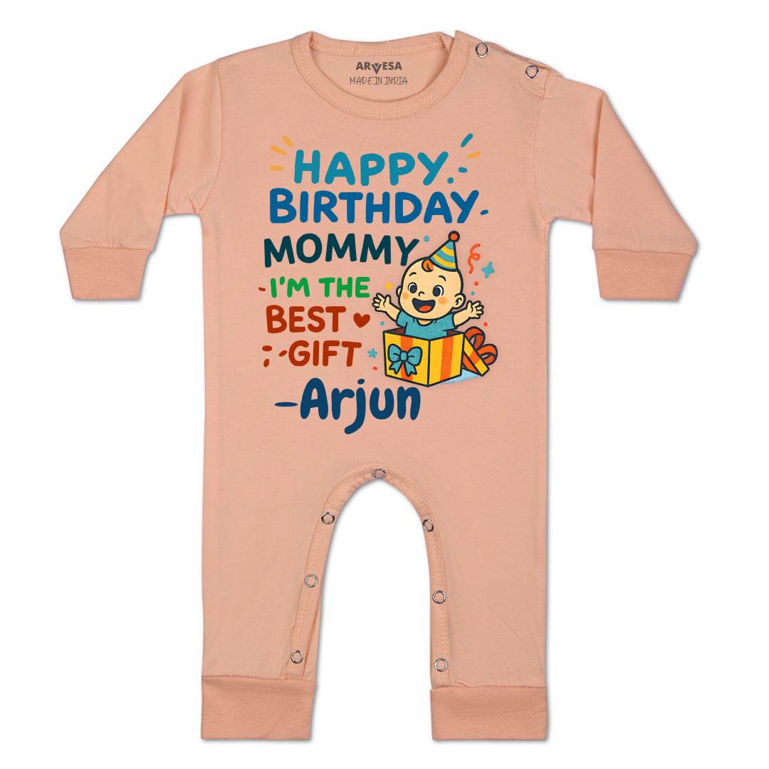 Arvesa Happy Birthday Mommy I'm The Best Gift Baby Boy & Girl Dress