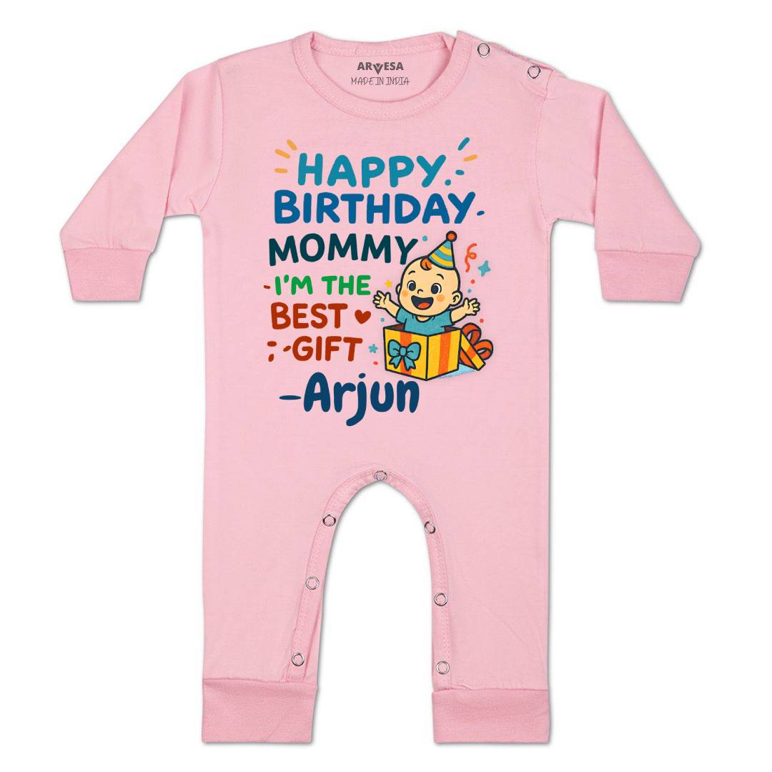 Arvesa Happy Birthday Mommy I'm The Best Gift Baby Boy & Girl Dress