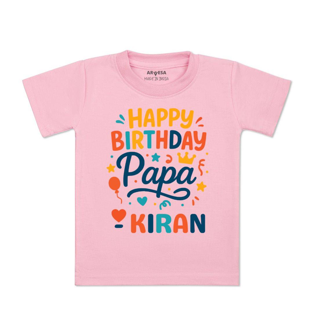 Arvesa Happy Birthday Papa Baby Boy & Girl Dress