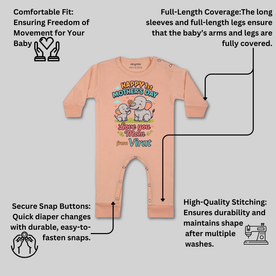 Arvesa Happy Mother Days Baby Boy & Girl Dress