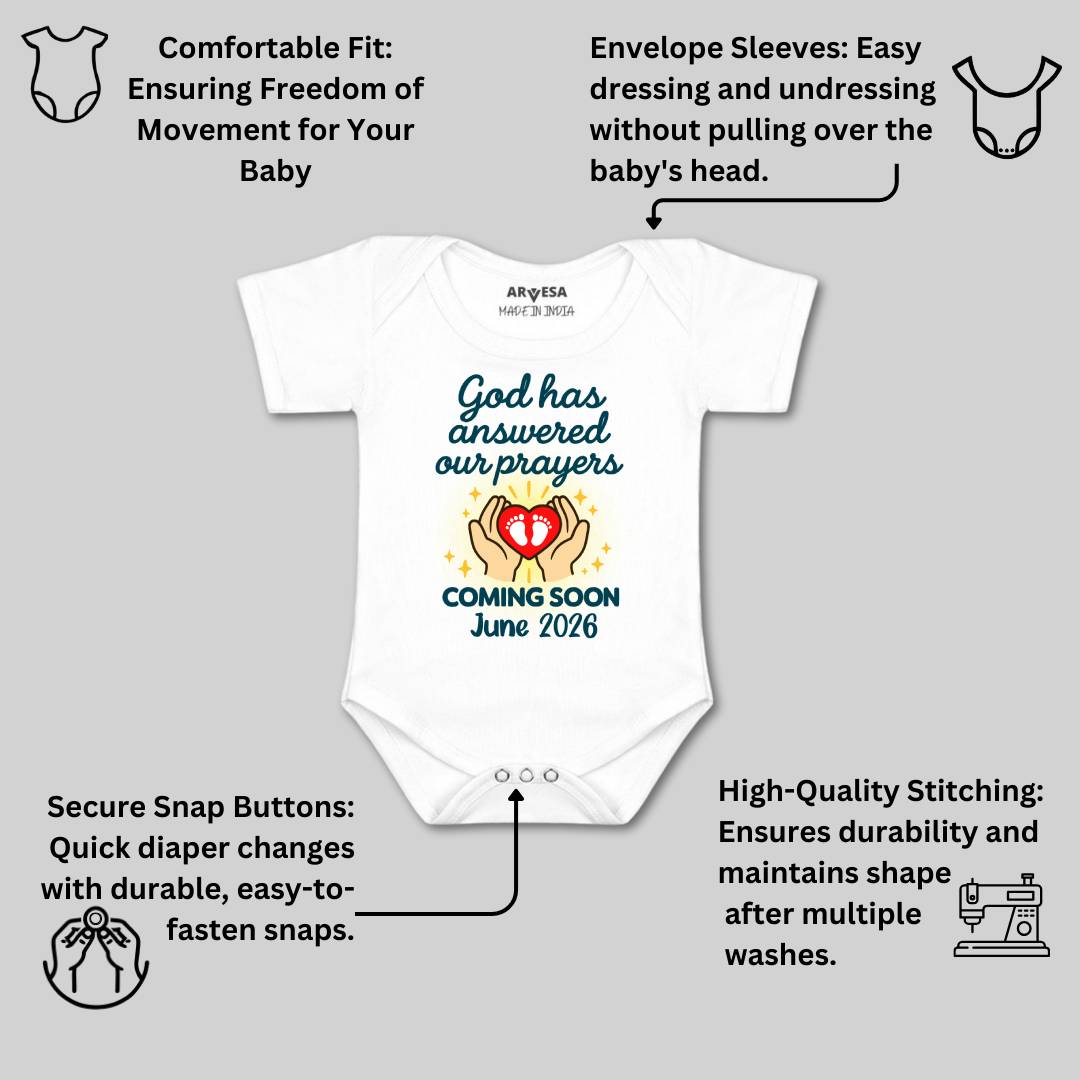Arvesa Coming Soon Baby Boy & Girl Dress