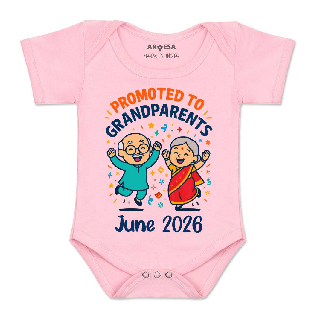 Arvesa Promoted To Grandparents Baby Boy & Girl Dress
