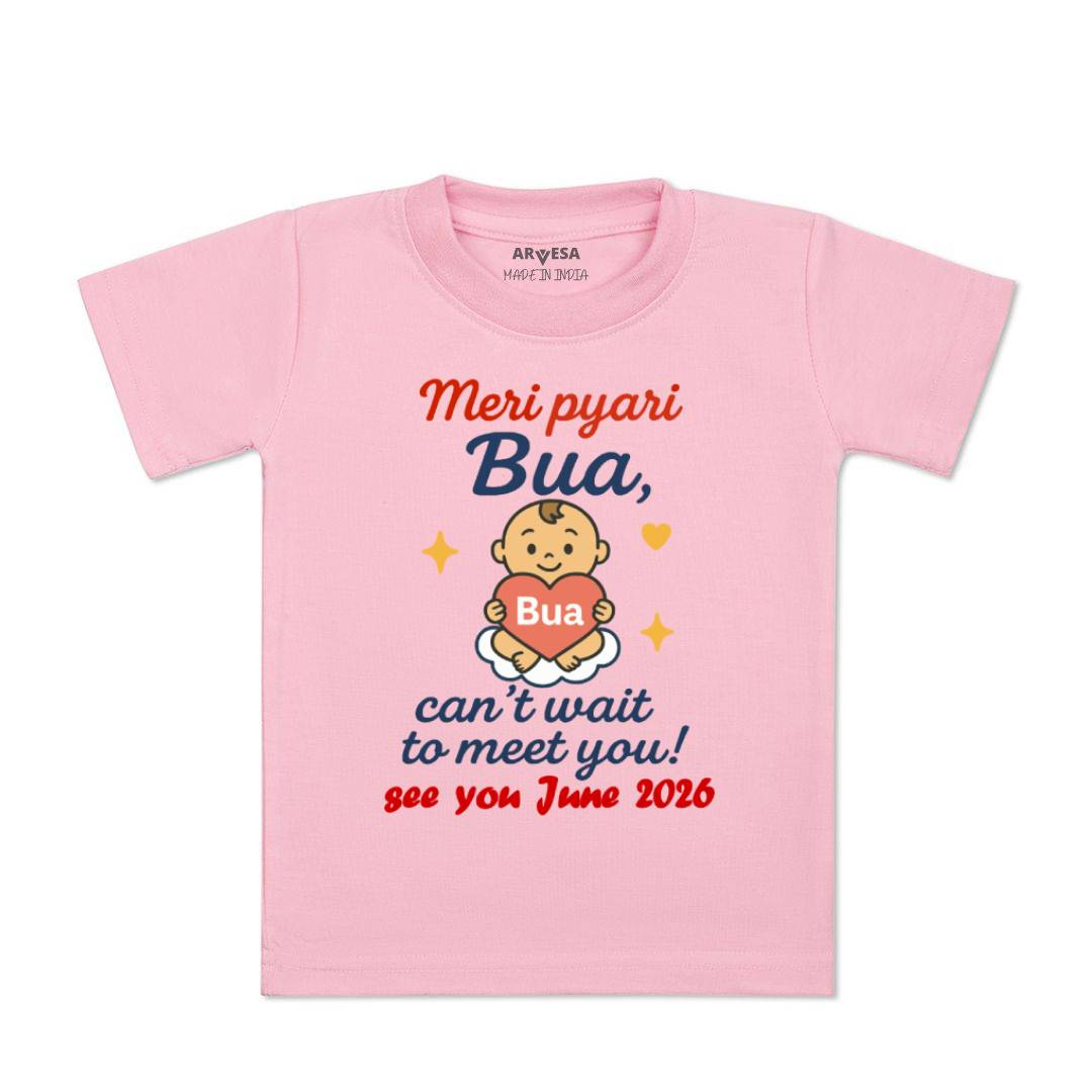 Arvesa Hello Bua I can't Wait To Meet You Baby Boy & Girl Dress