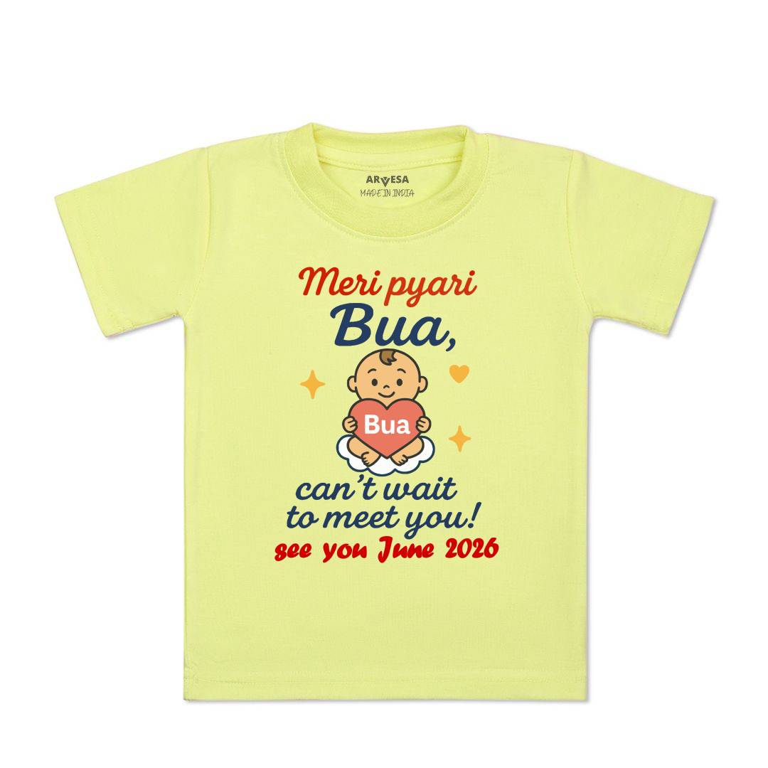 Arvesa Hello Bua I can't Wait To Meet You Baby Boy & Girl Dress