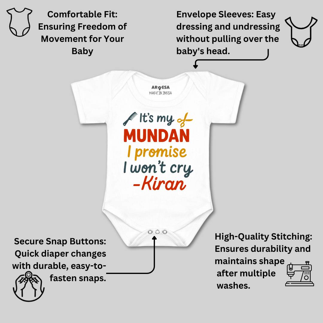 Arvesa I Promise I wont Cry Baby Boy & Girl Dress