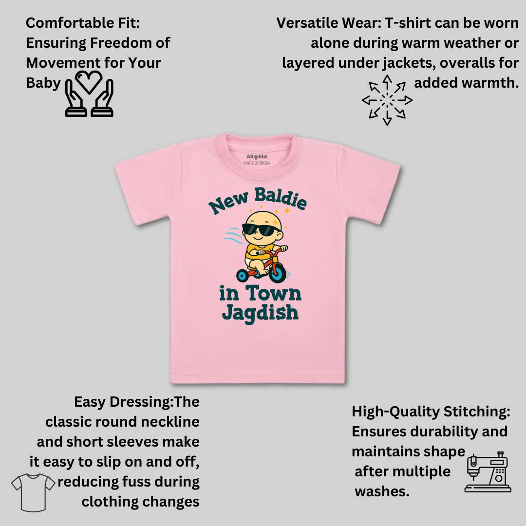 Arvesa New Baldie in The Town Baby Boy & Girl Dress