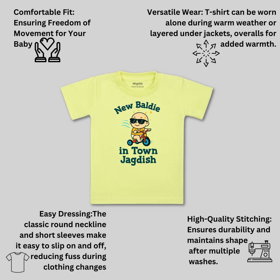 Arvesa New Baldie in The Town Baby Boy & Girl Dress