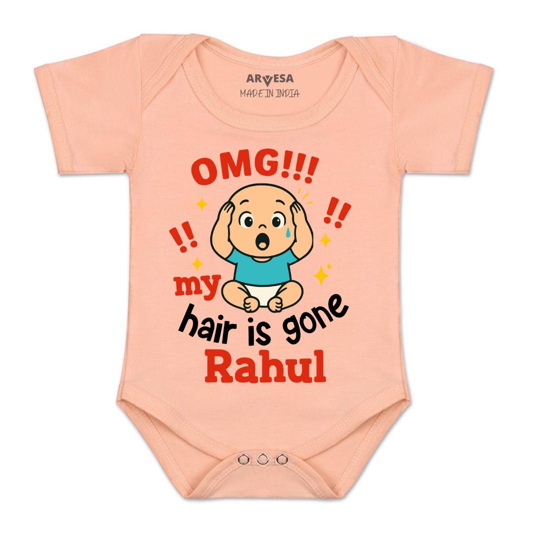 Arvesa Omg My Hair is Gone Baby Boy & Girl Dress