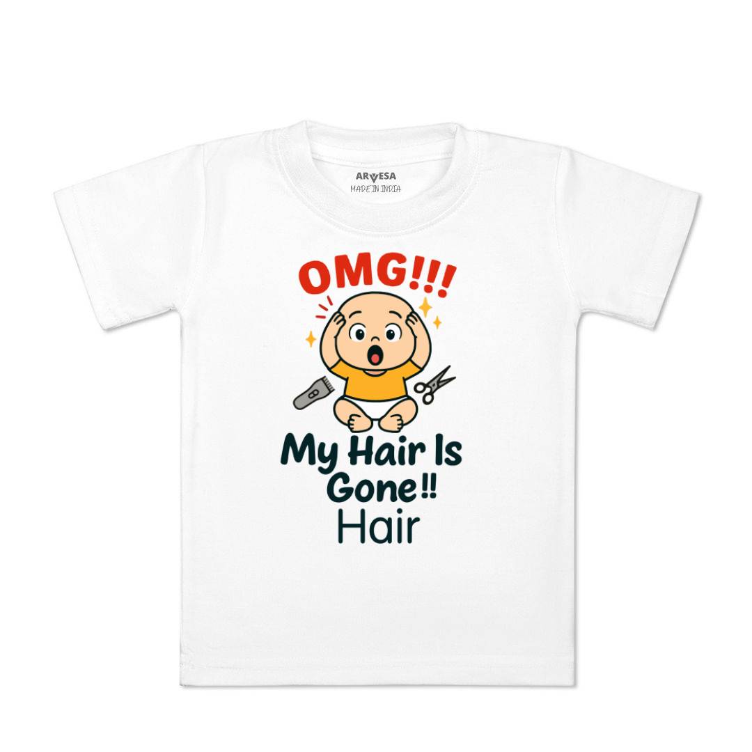 Arvesa Omg My Hair is Gone Baby Boy & Girl Dress