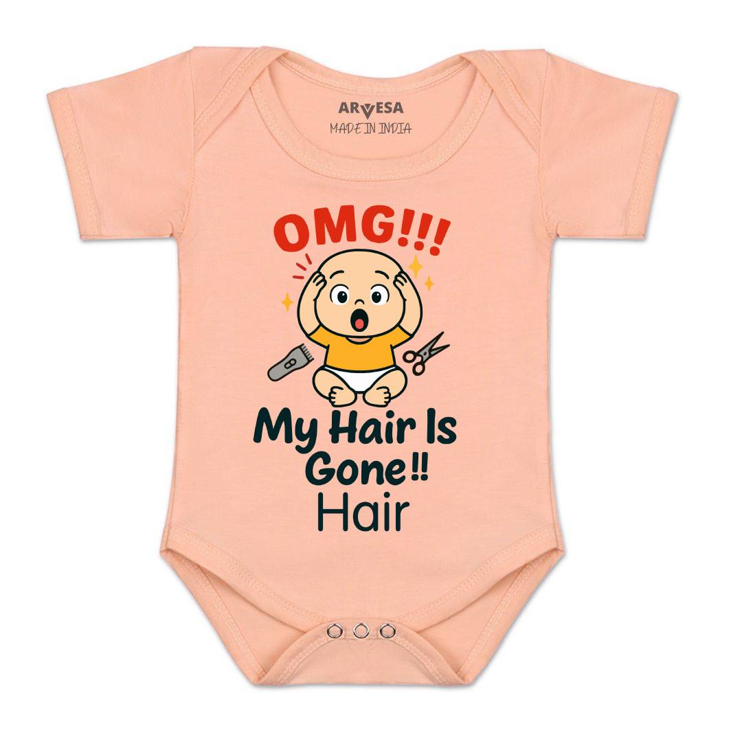 Arvesa Omg My Hair is Gone Baby Boy & Girl Dress