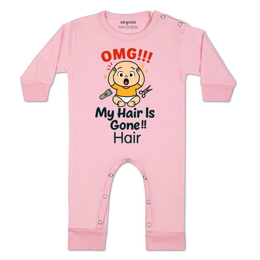 Arvesa Omg My Hair is Gone Baby Boy & Girl Dress